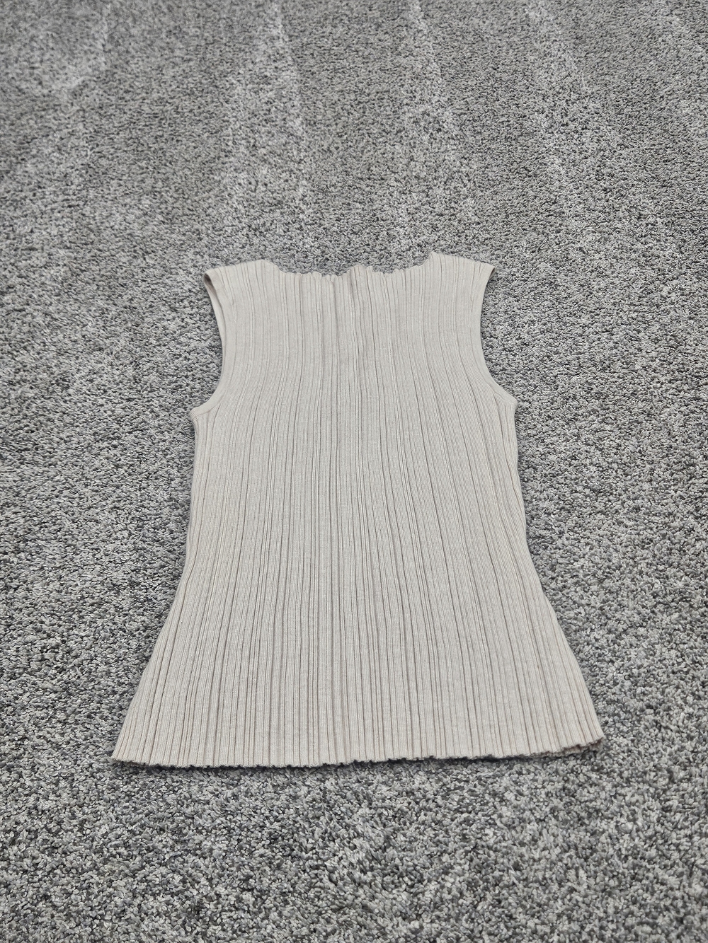 Quince Ribbed Tank Top - Cream - Picture 7 of 7